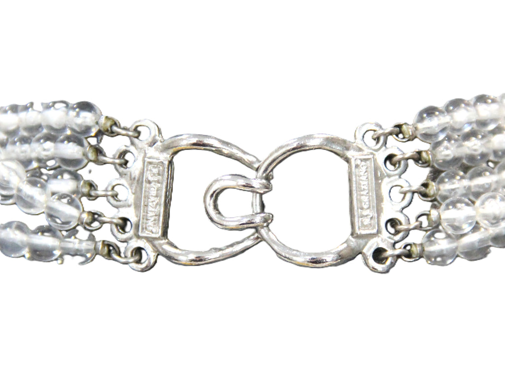 DEAD STOCK GRAZIANO LUCITE STATEMENT NECKLACE