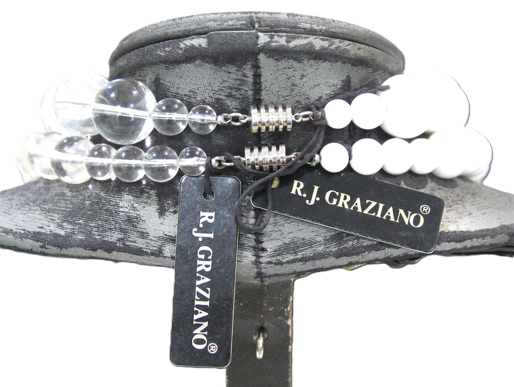 DEAD STOCK GRAZIANO MOD CHUNKY LUCITE NECKLACE - SHORT 