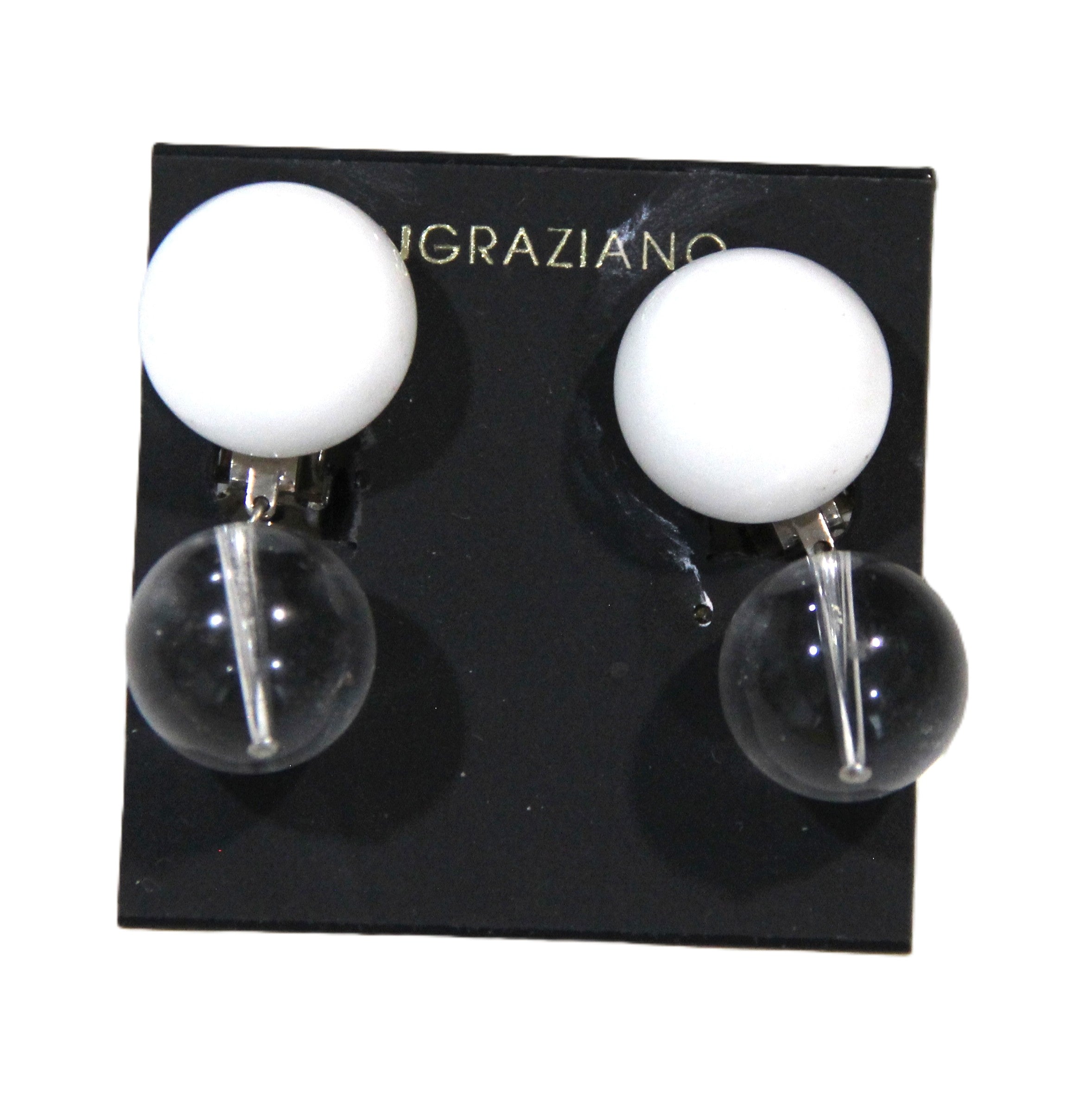 RETRO DEAD STOCK LUCITE EARRINGS