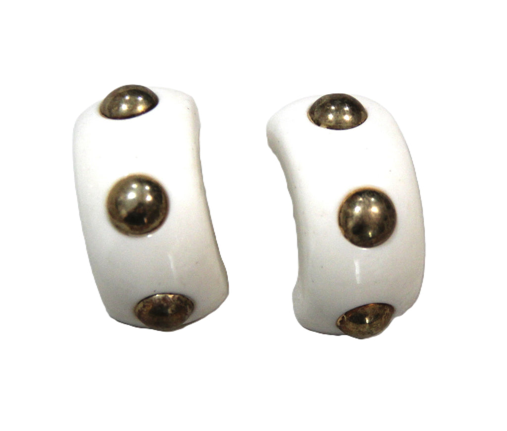 DEAD STOCK GRAZIANO LUCITE STUD EARRINGS