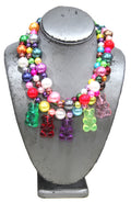 CONTEMPORARY "GIVE ME THE GUMMIES!" NECKLACE