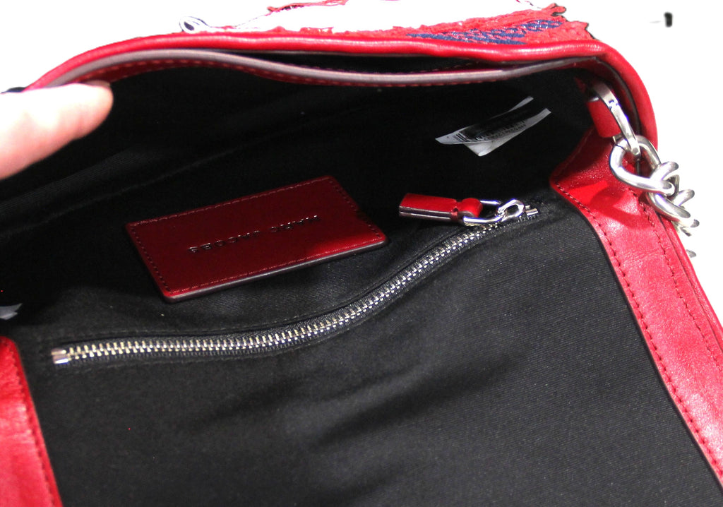 MARC JACOBS AMERICANA RIP & TEAR HANDBAG PURSE NEW WITH TAGS & BAG