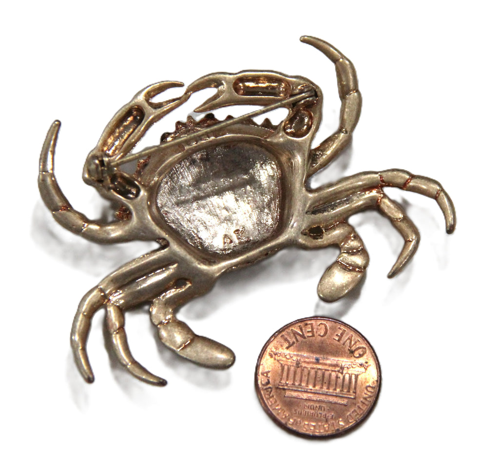 Anne Klein vintage crab brooch