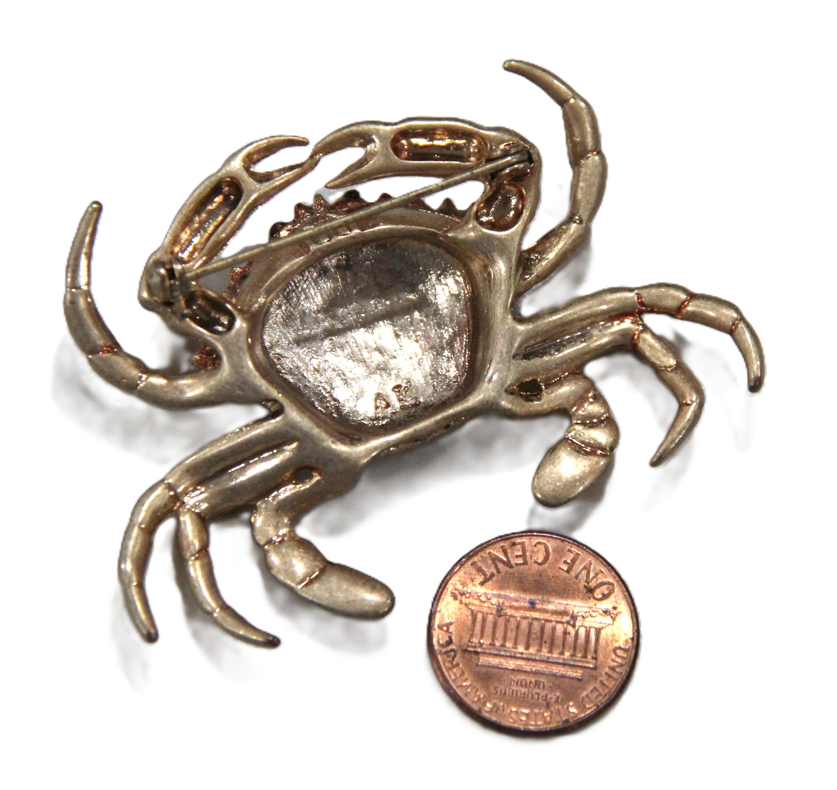 Anne Klein vintage crab brooch