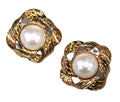 Avon vintage fx pearl earrings