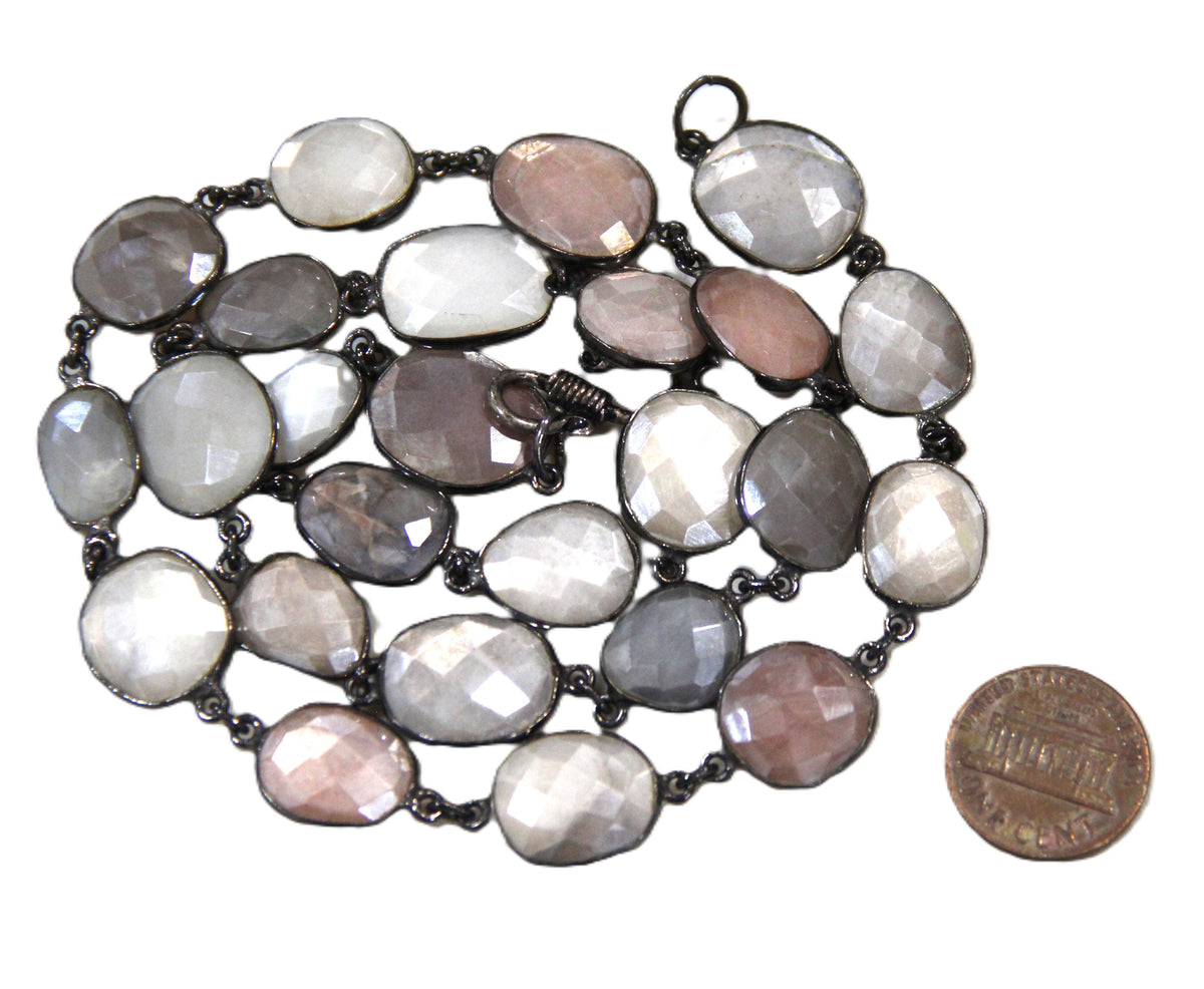 ESTATE FACETED GEMSTONE NECKLACE