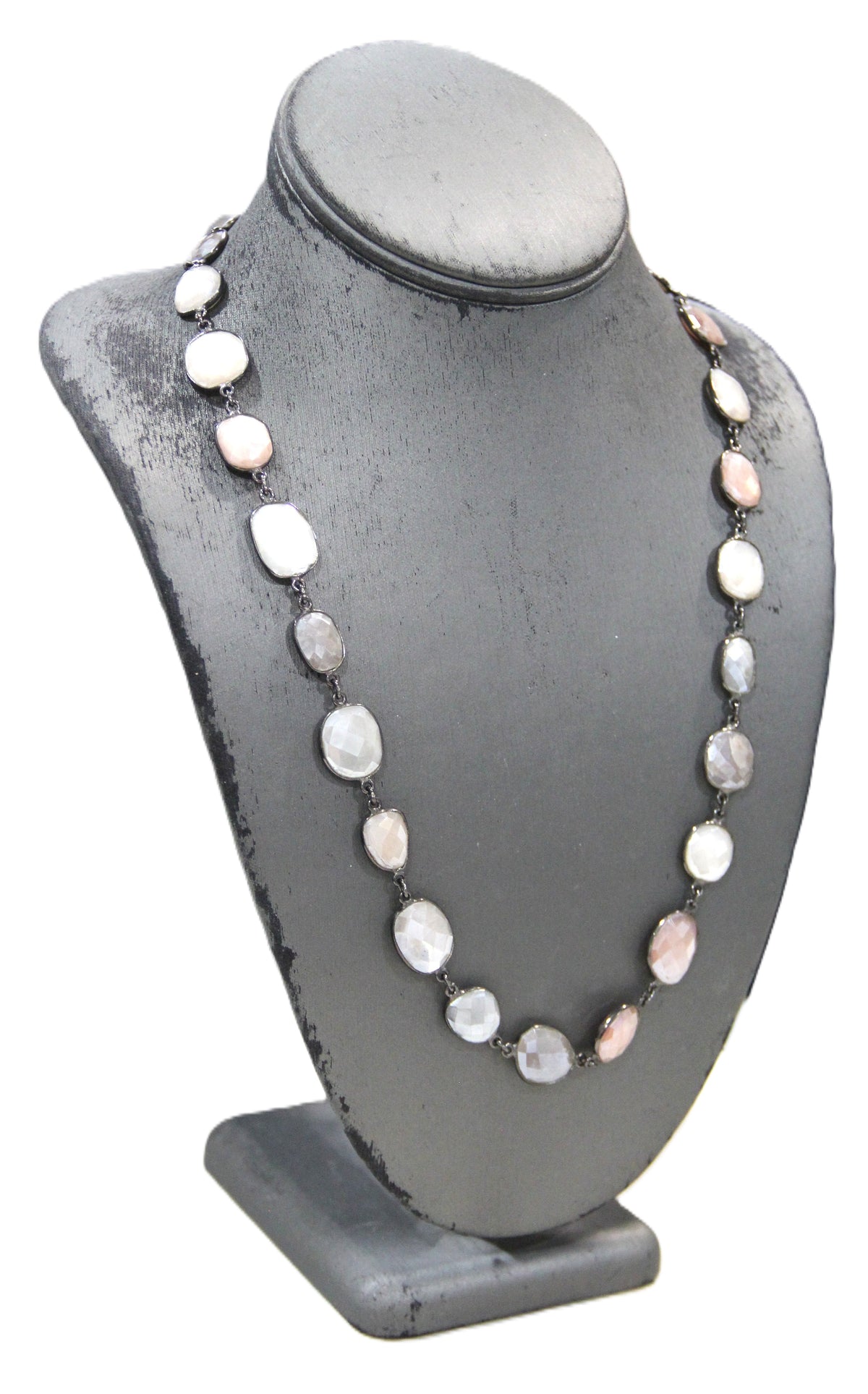 ESTATE FACETED GEMSTONE NECKLACE