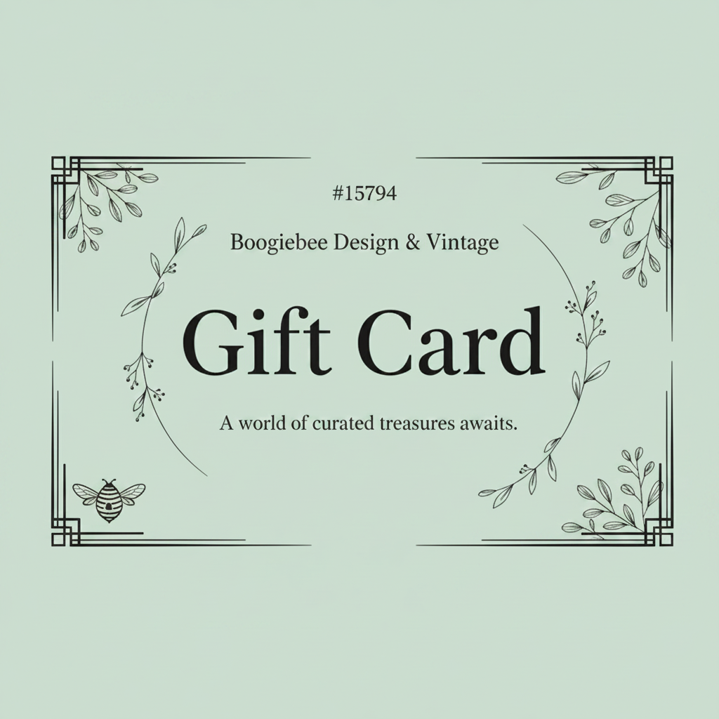 BOOGIEBEE DESIGN & VINTAGE GIFT CARD