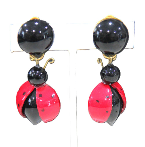 cilea ladybug earrings