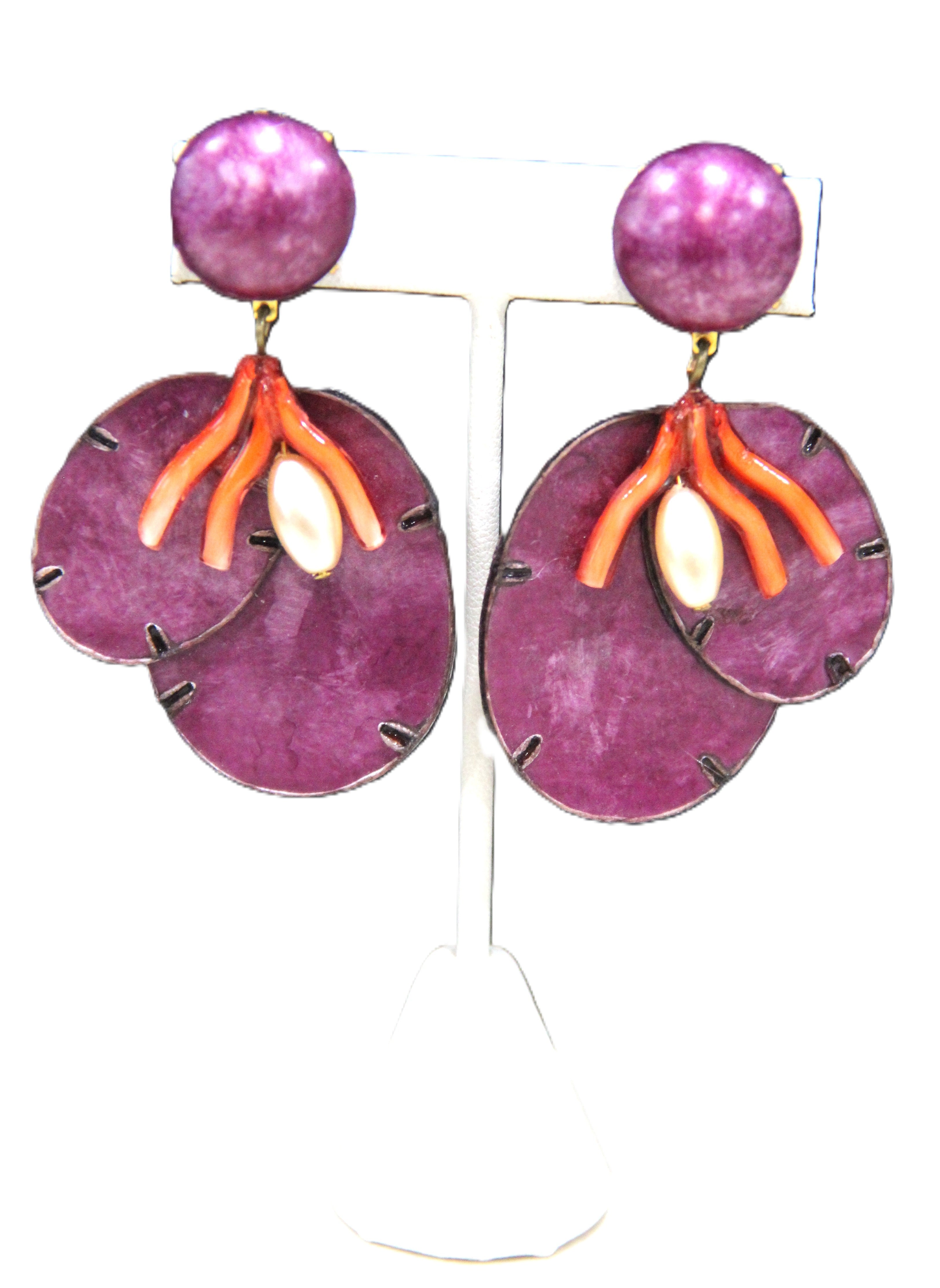 cilea paris french couture earrings