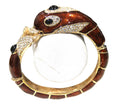 CINER VINTAGE HINGED DOLPHIN BANGLE BRACELET