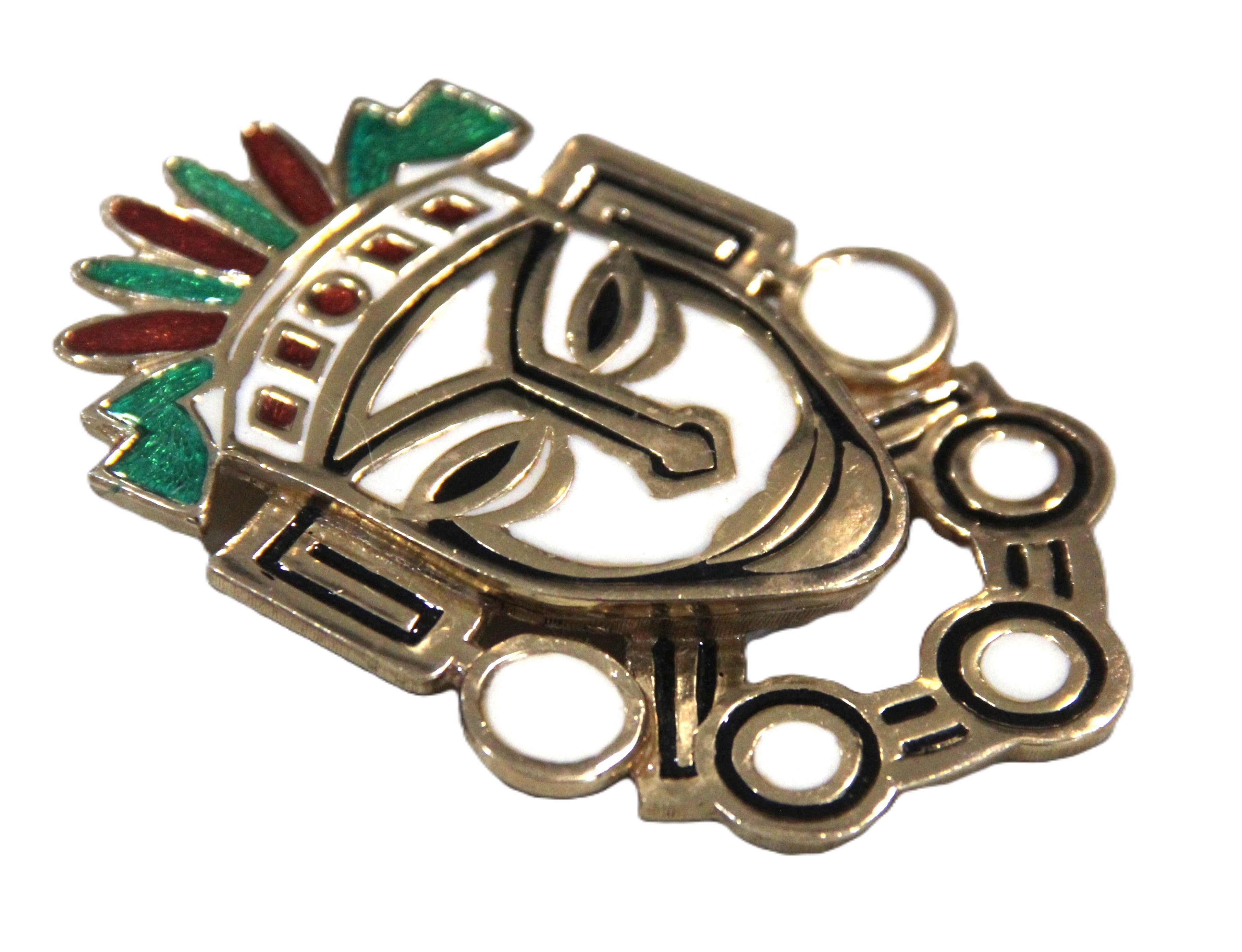 VINTAGE CINER TRIBAL STATEMENT PENDANT BROOCH