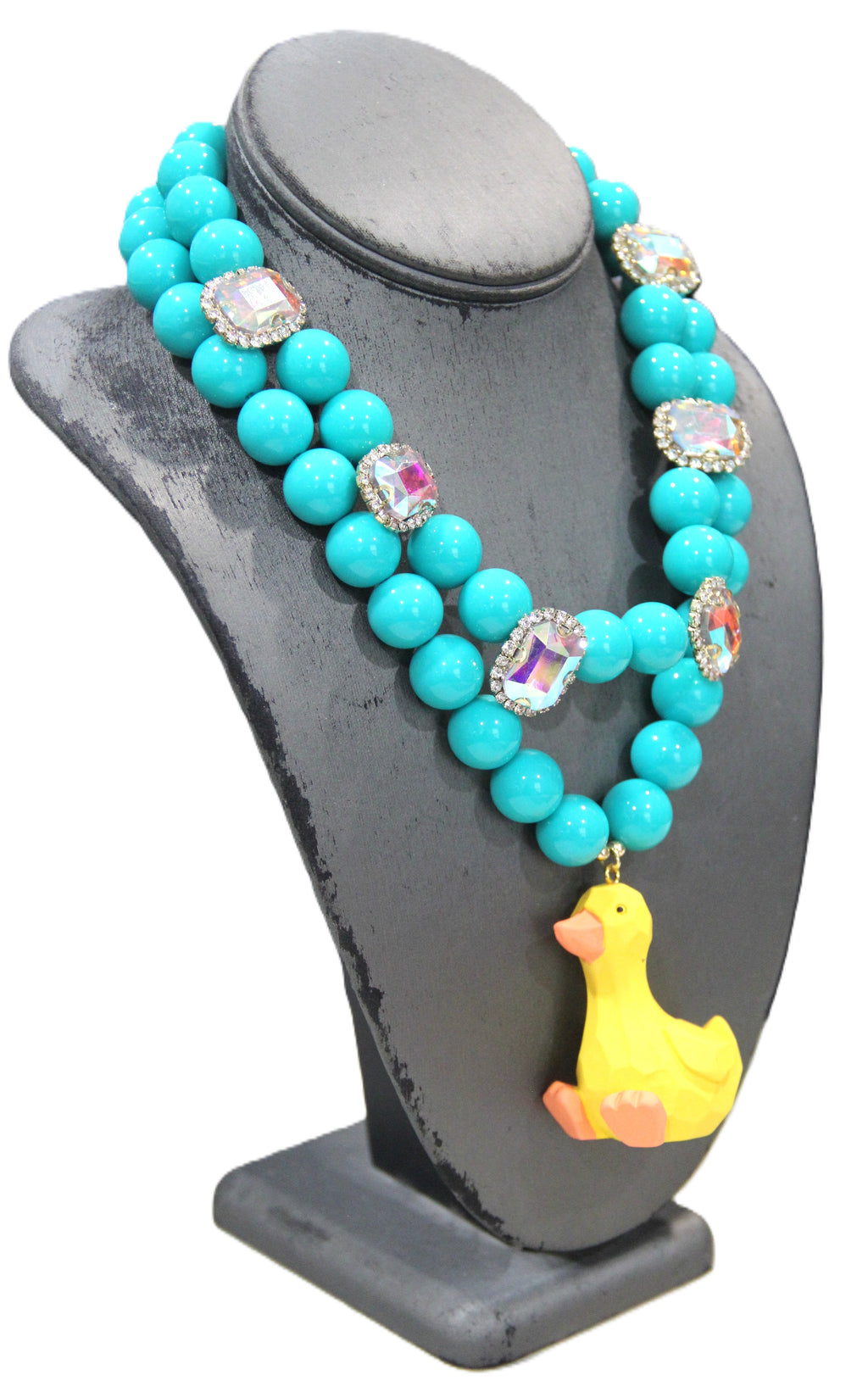 DISCO DUCK MAXIMALIST NECKLACE