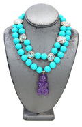 DISCO GUMMY BEAR MAXIMALIST NECKLACE