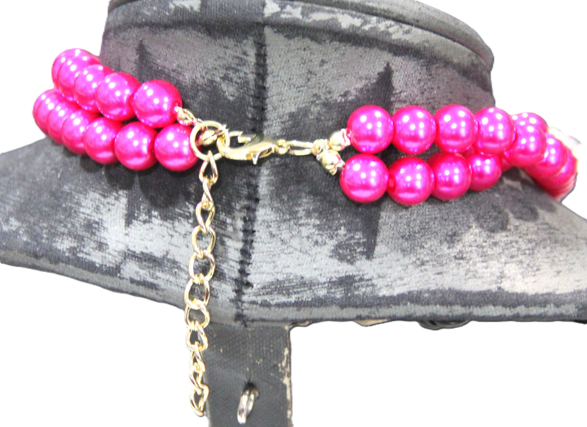 DISCO ZEBRA MAXIMALIST NECKLACE