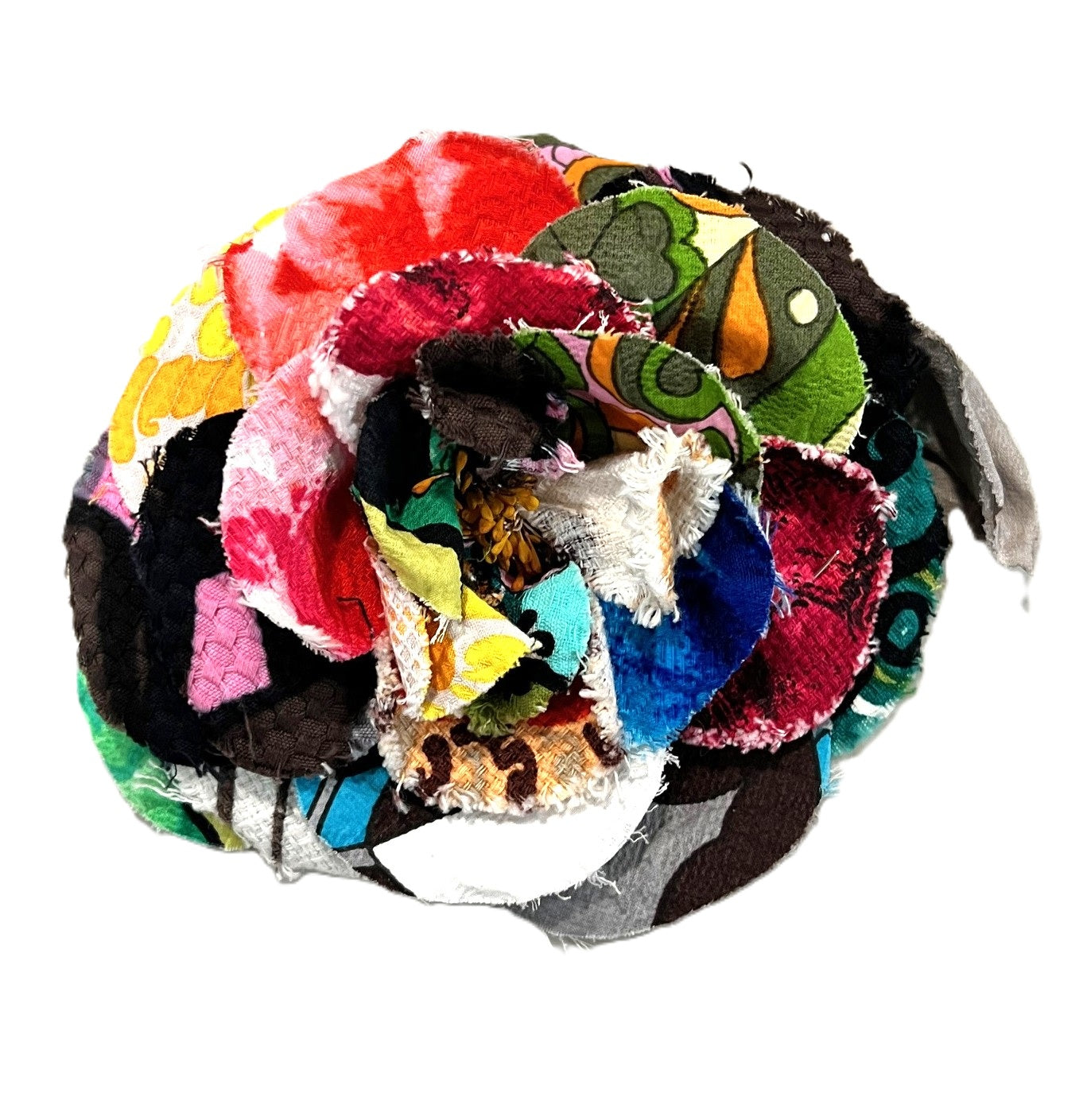 Dolce & Gabbana floral fabric statement brooch