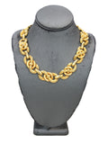 VINTAGE GIVENCHY MATTE GOLD KNOT DESIGN NECKLACE