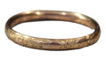 Antique Victorian gold filled hinged bangle bracelet