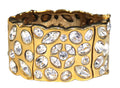 ROBERT GOOSSENS 80'S 90'S ERA RHINESTONE HINGED BRACELET