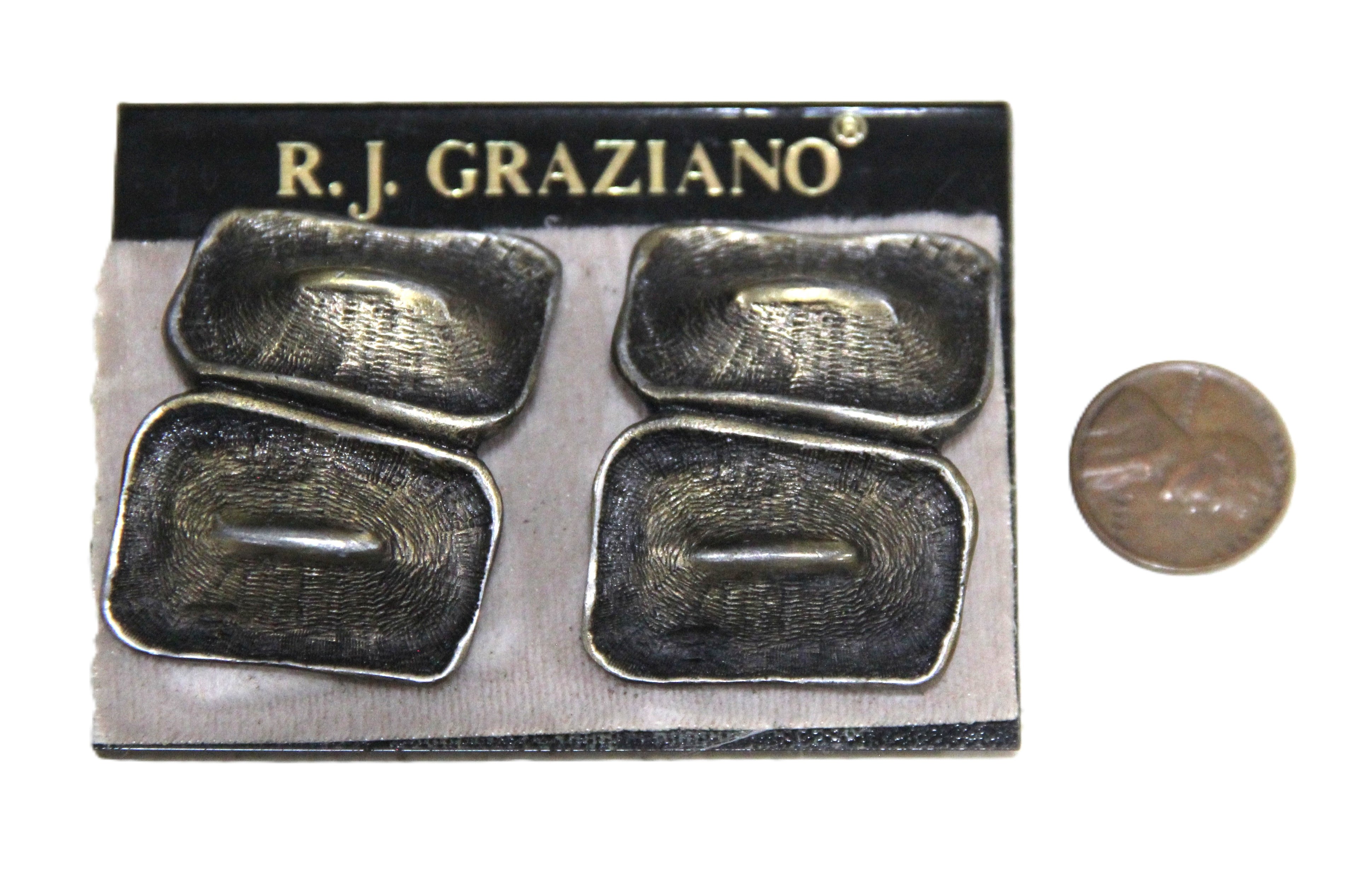 GRAZIANO 1980'S DEAD STOCK BRUTALIST EARRINGS