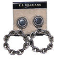 Graziano 1980's dead stock earrings. 