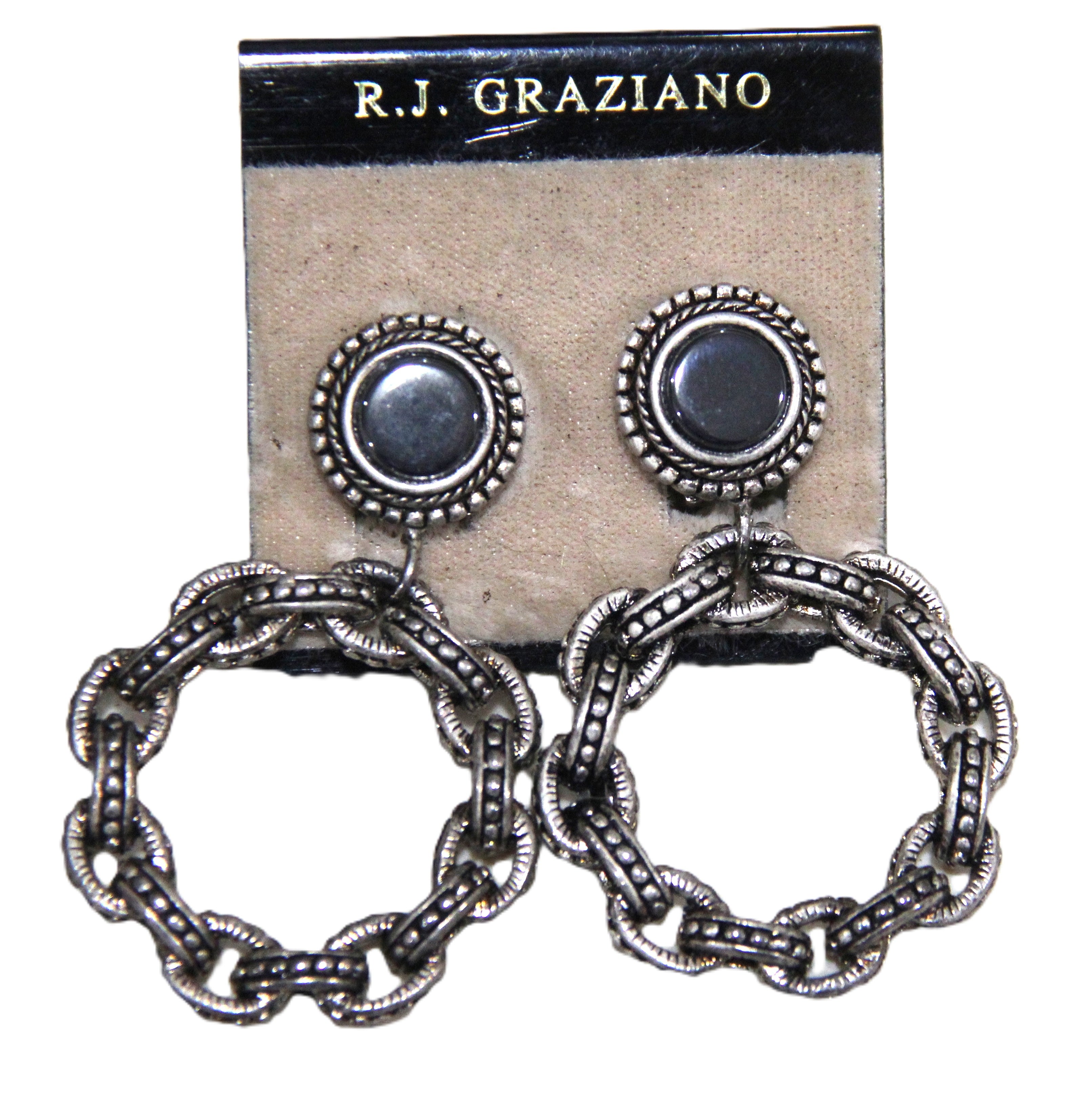 Graziano 1980's dead stock earrings. 