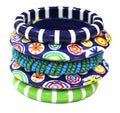 THE STRIPES & DOTS BANGLE BRACELET STACK