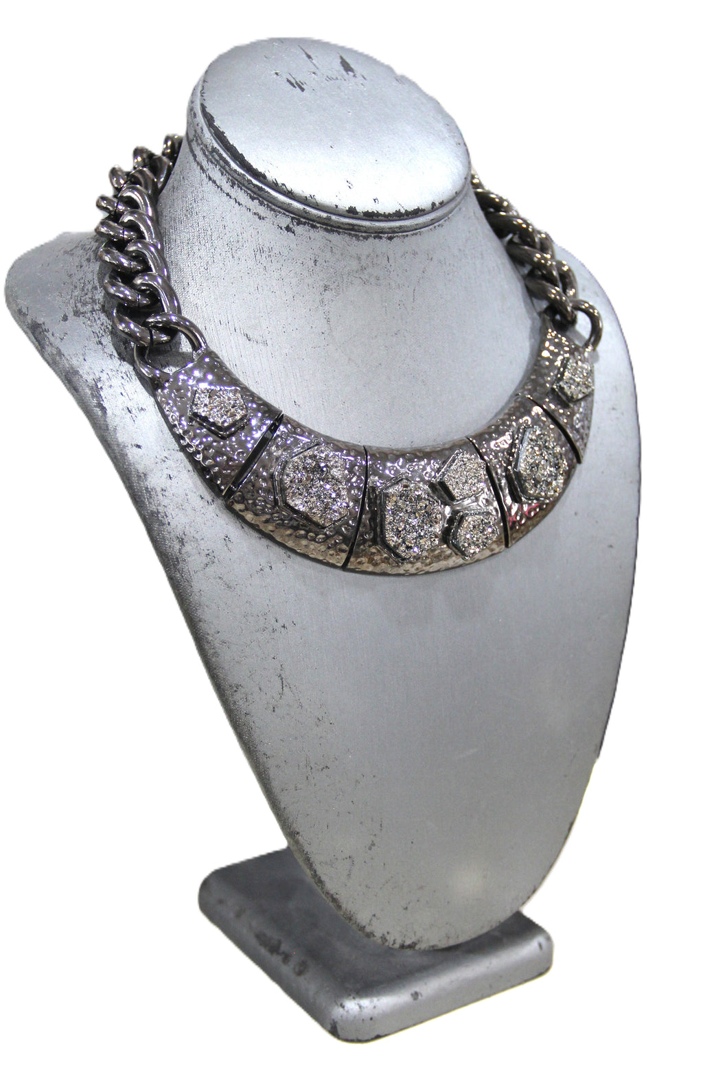 Graziano dead stock statement necklace