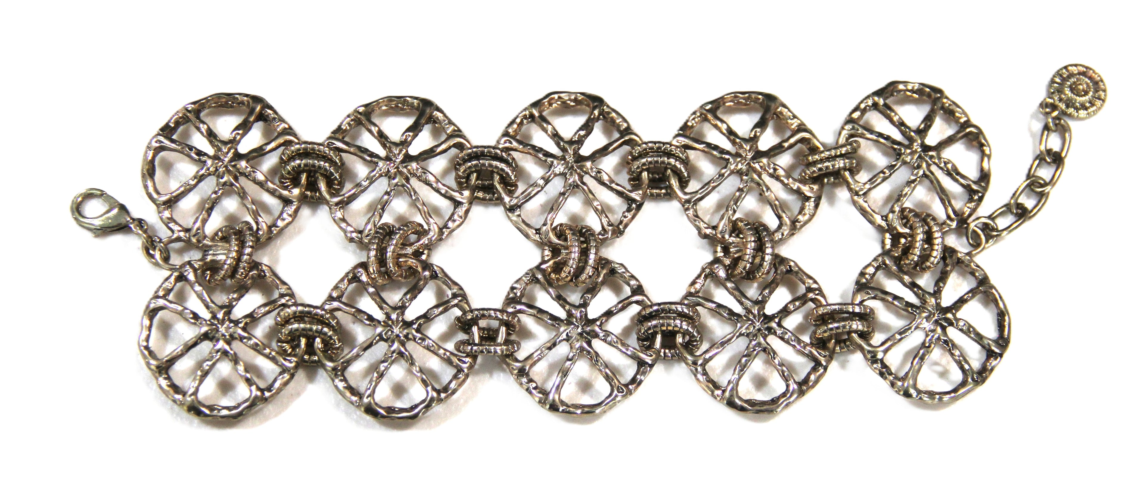 GRAZIANO DOUBLE WIDE BRUTALIST BRACELET