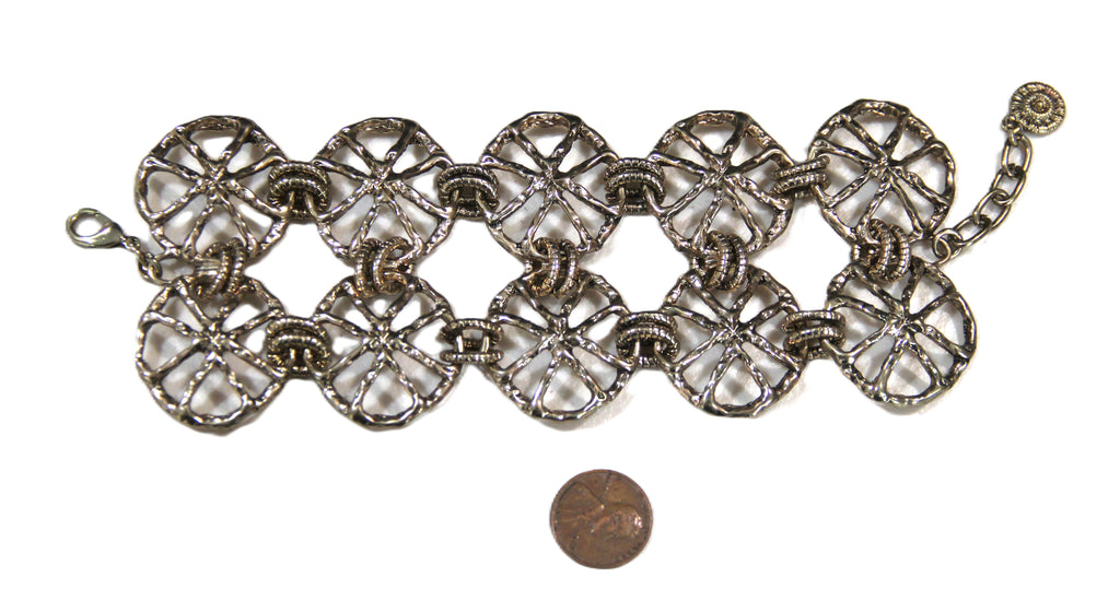 GRAZIANO DOUBLE WIDE BRUTALIST BRACELET