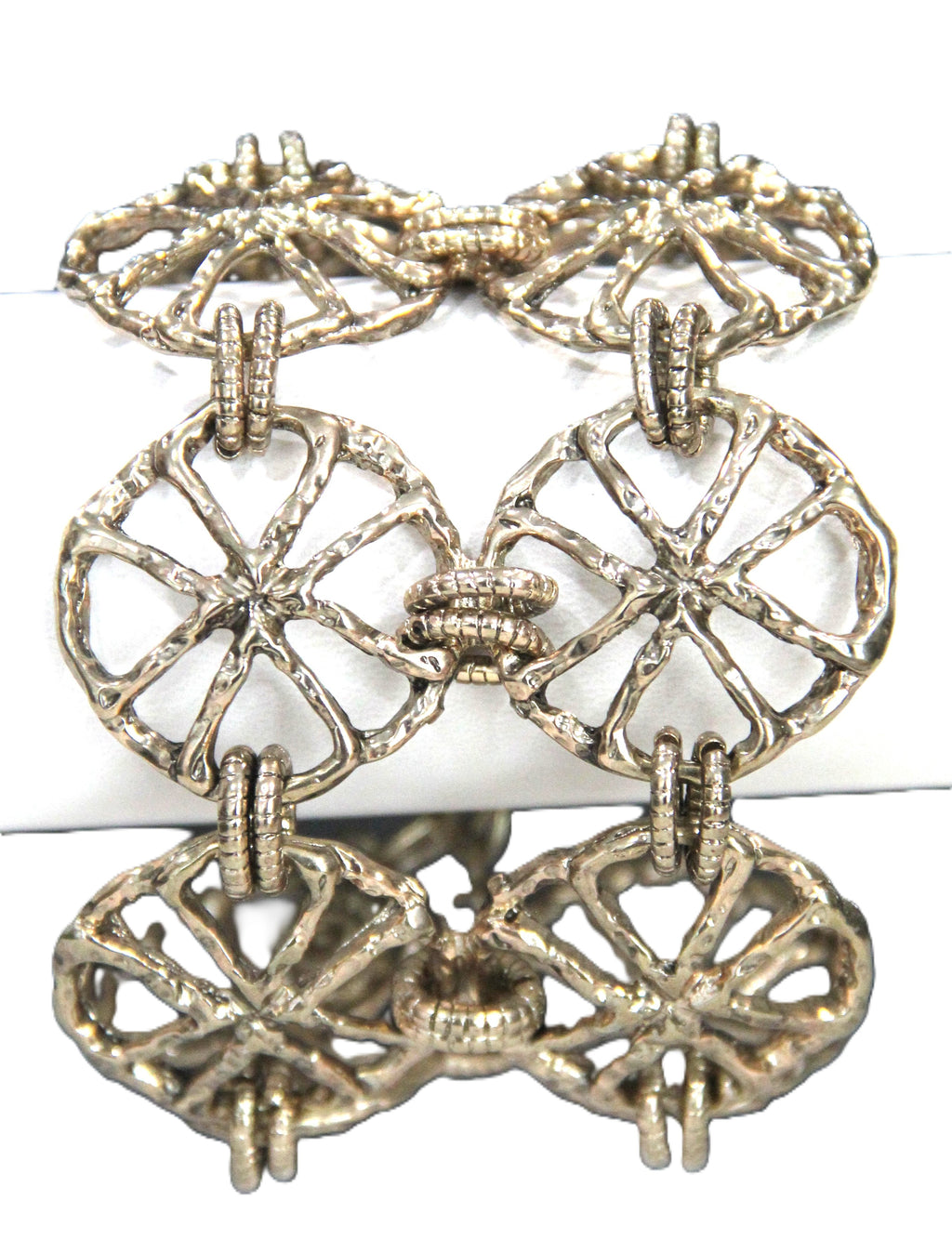 GRAZIANO DOUBLE WIDE BRUTALIST BRACELET