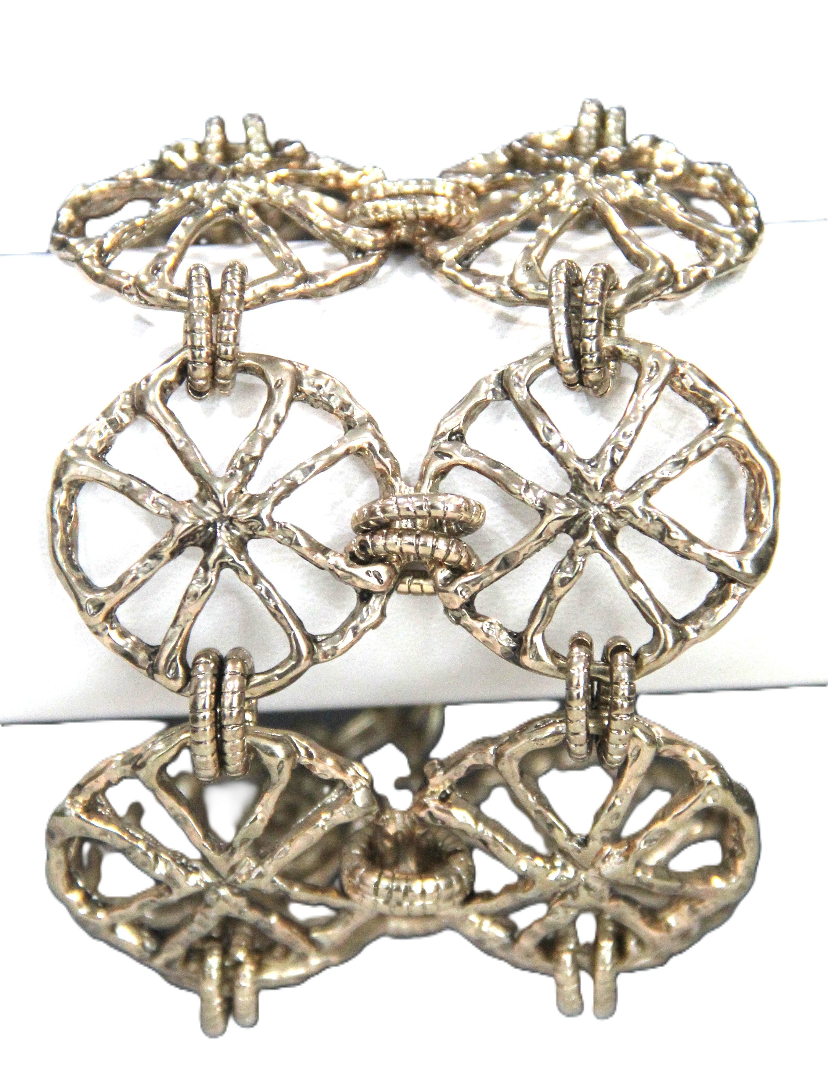 GRAZIANO DOUBLE WIDE BRUTALIST BRACELET