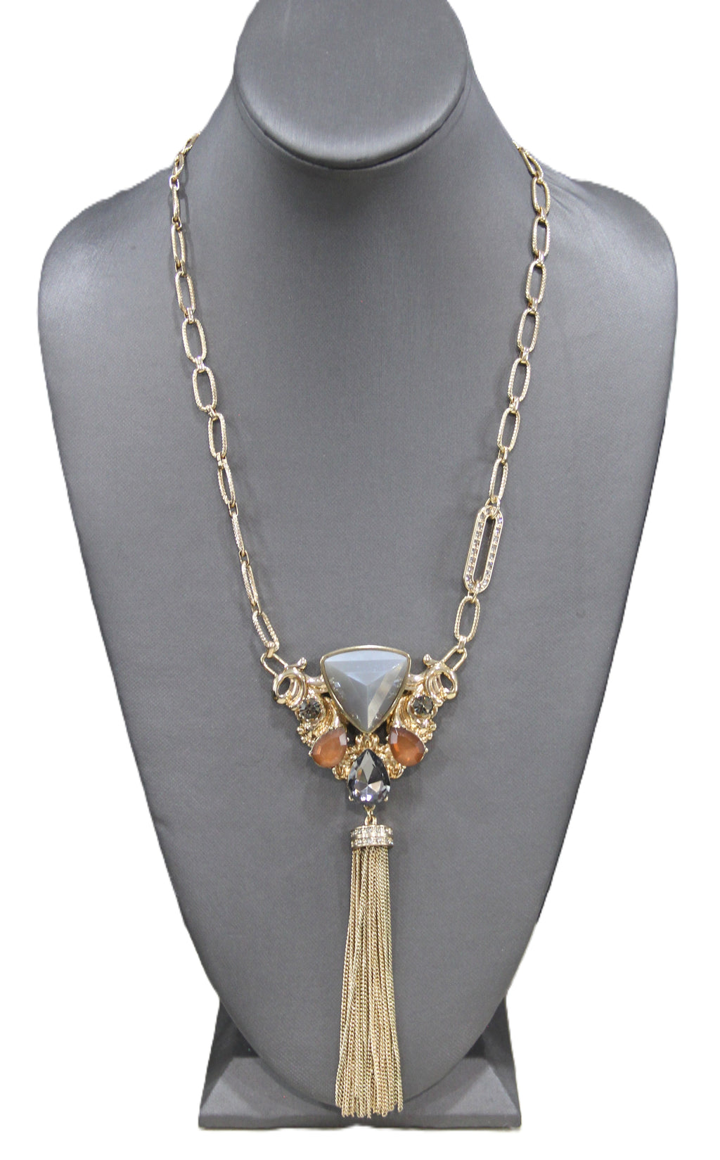 Graziano chain tassel necklace
