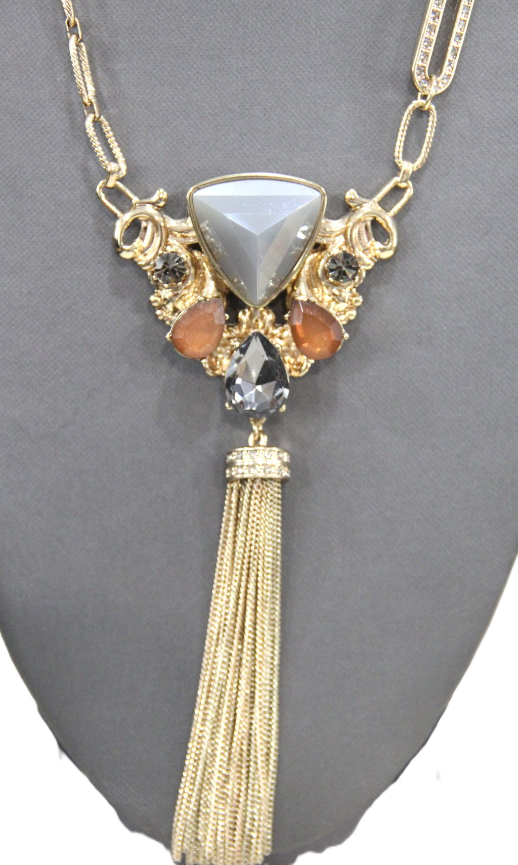Graziano chain tassel necklace