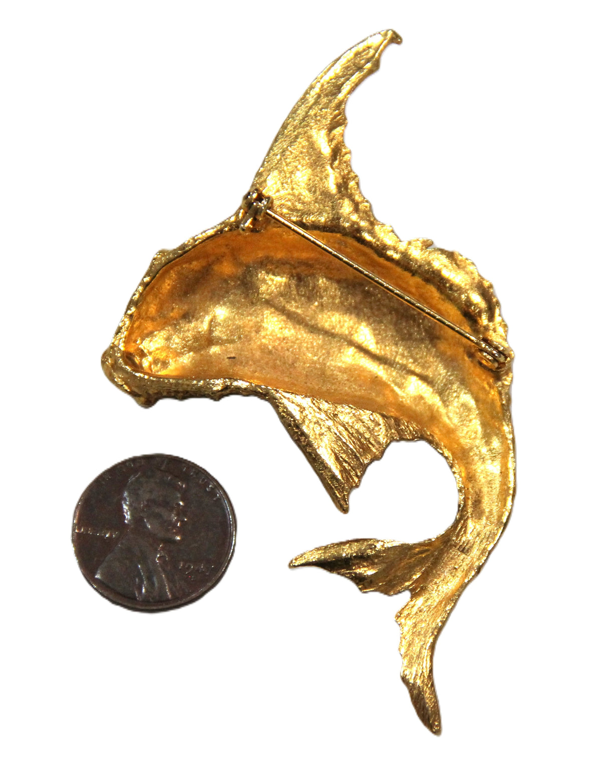 VINTAGE FISH BROOCH 