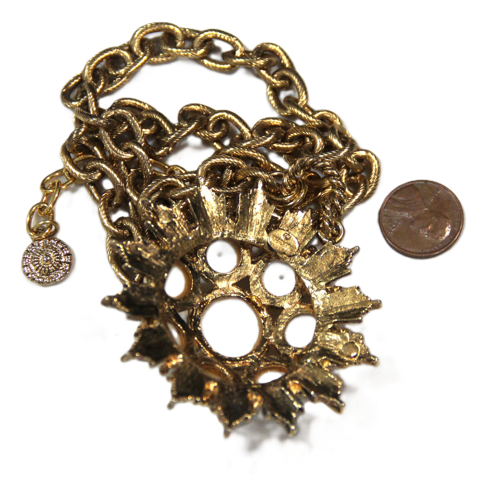 GRAZIANO FX PEARL STAR PENDANT NECKLACE