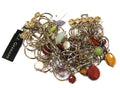 GRAZIANO DEAD STOCK PEARL & GEMSTONE CHARM BRACELET