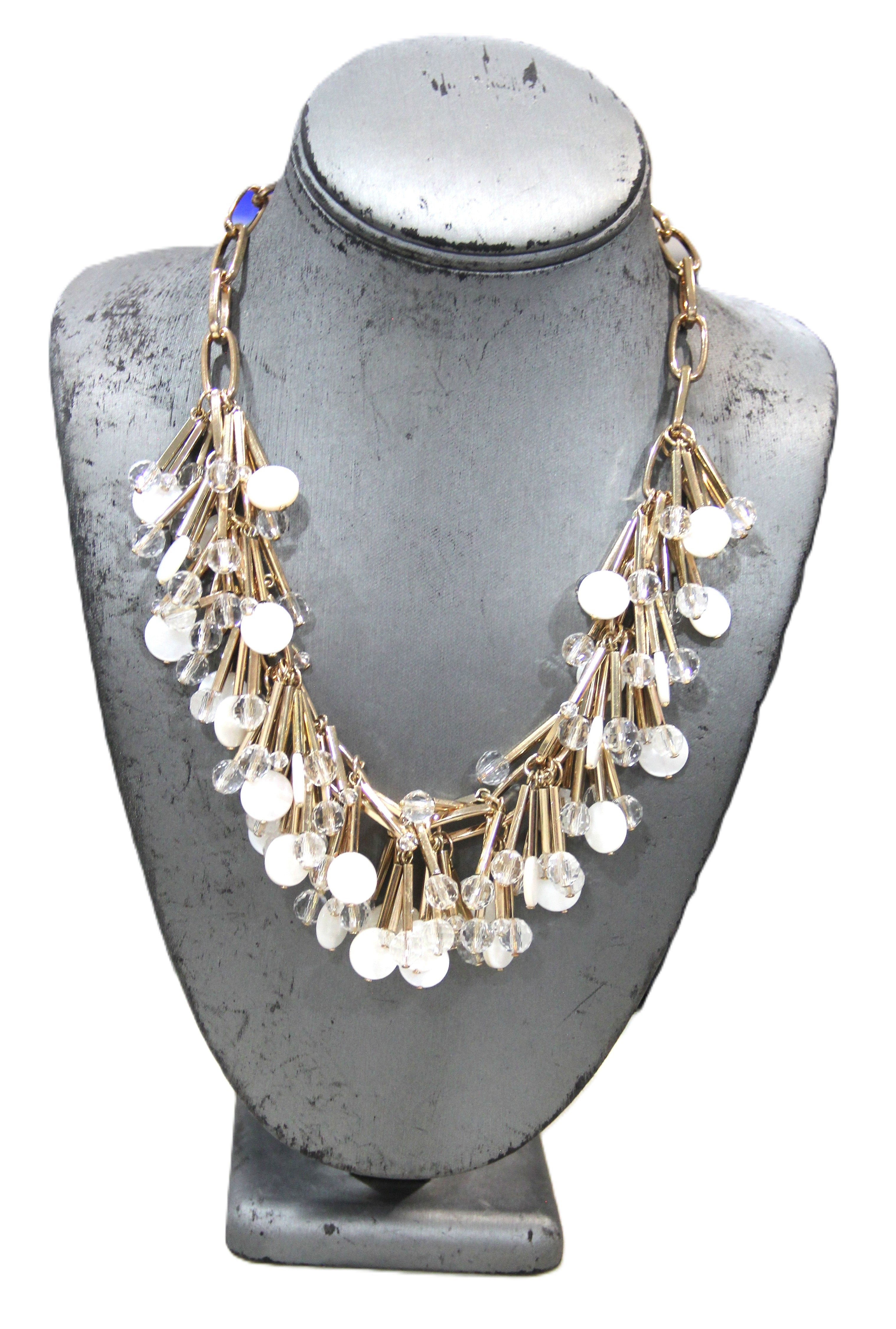  GRAZIANO DEAD STOCK GLASS BEAD CHA CHA NECKLACE