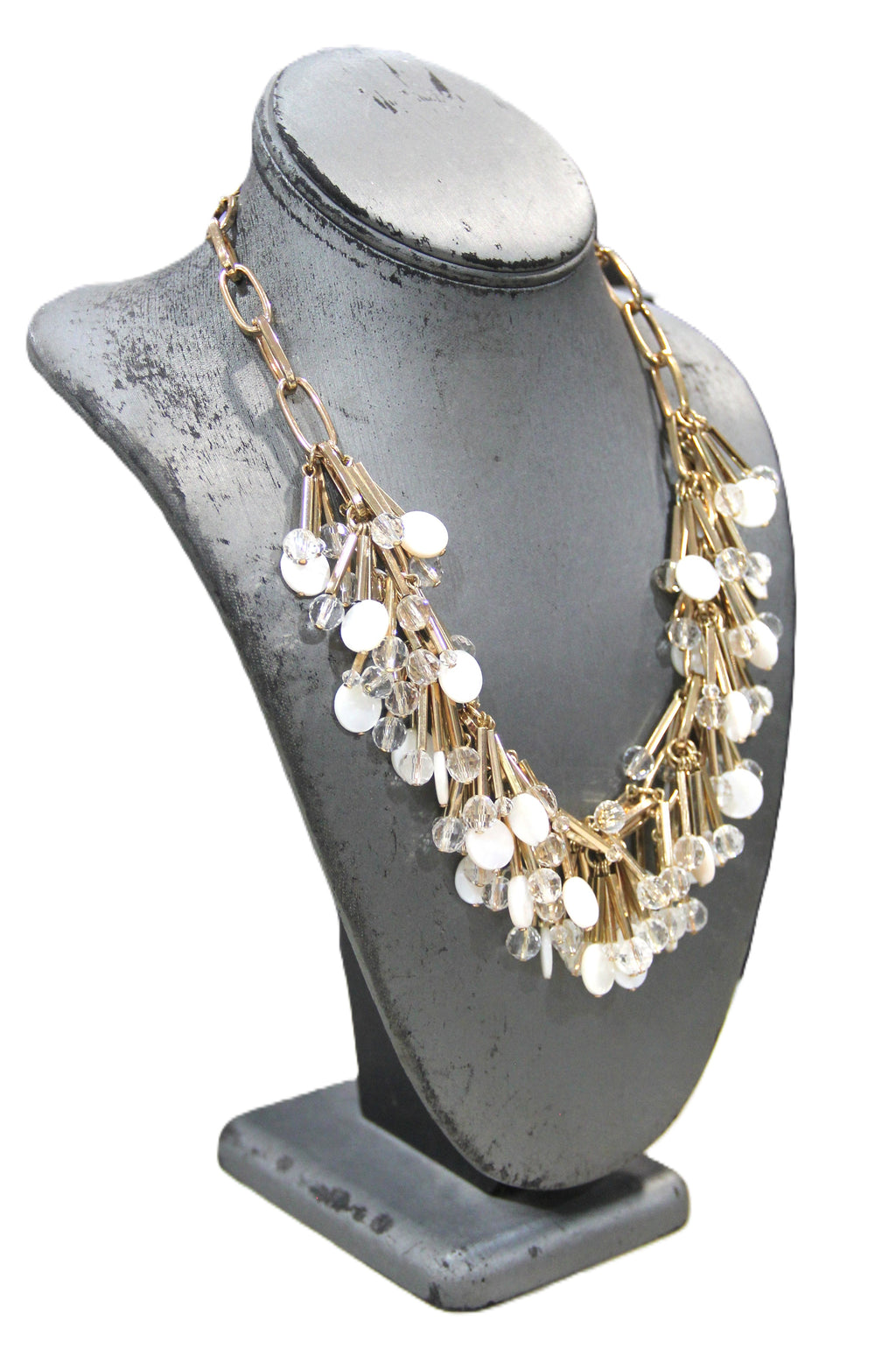  GRAZIANO DEAD STOCK GLASS BEAD CHA CHA NECKLACE