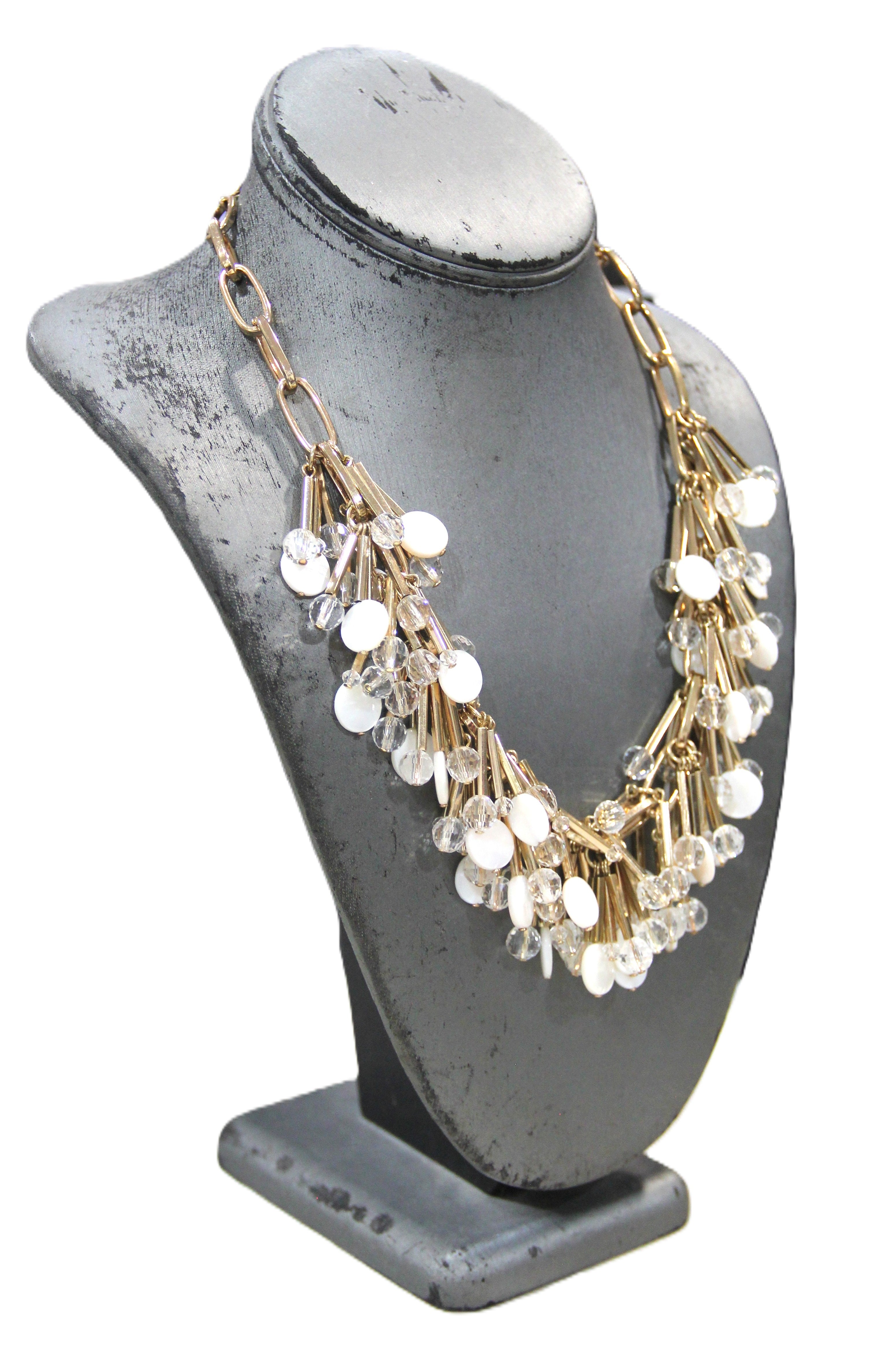  GRAZIANO DEAD STOCK GLASS BEAD CHA CHA NECKLACE