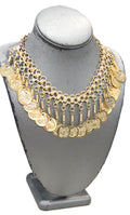 GRAZIANO TRIBAL FX COIN NECKLACE - GOLD