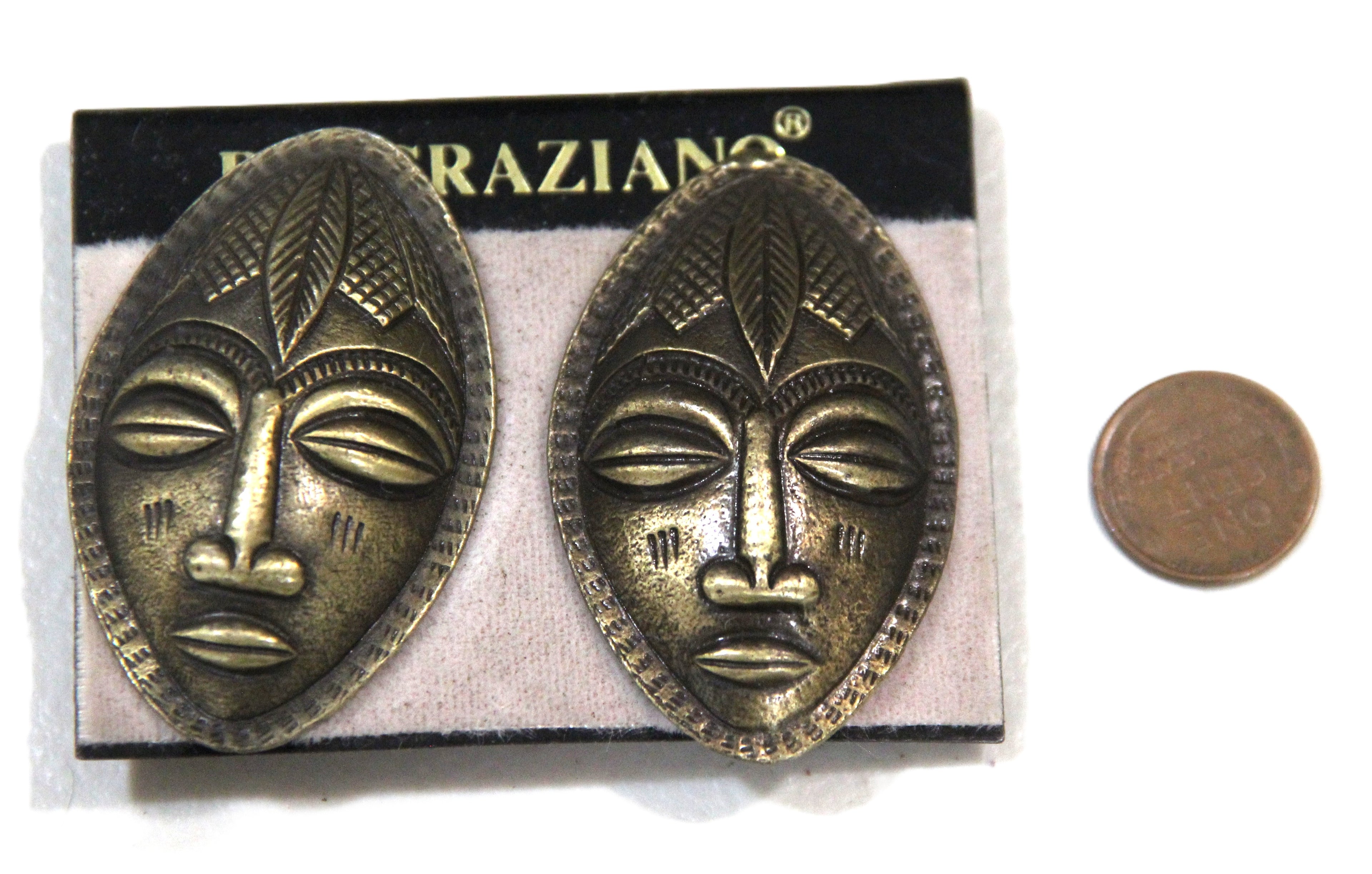 Graziano mask earrings
