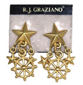 Graziano 1980's dead stock earrings. 