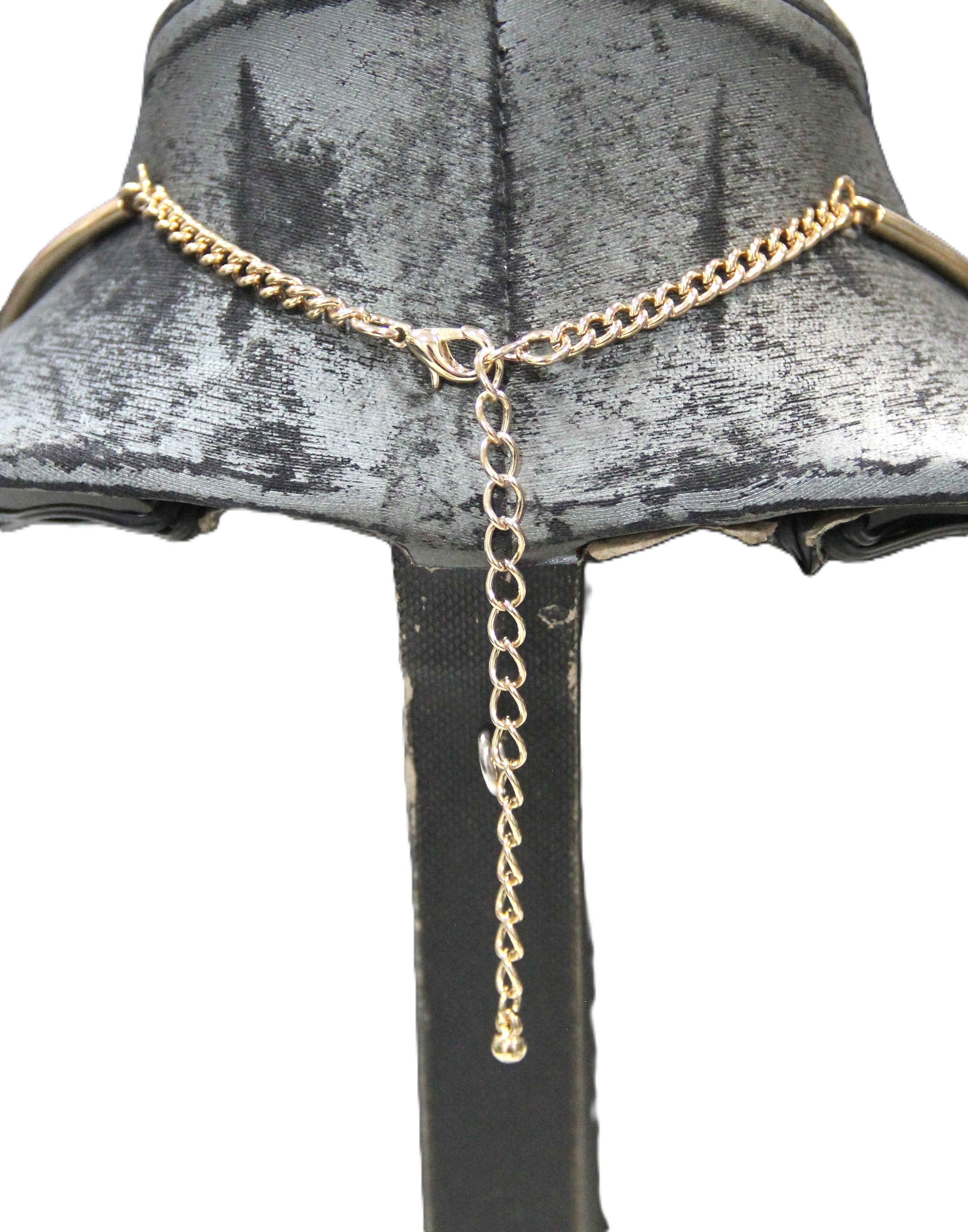 DEAD STOCK MOD MODERNIST KINETIC SULPTURAL STATEMENT NECKLACE - GOLD