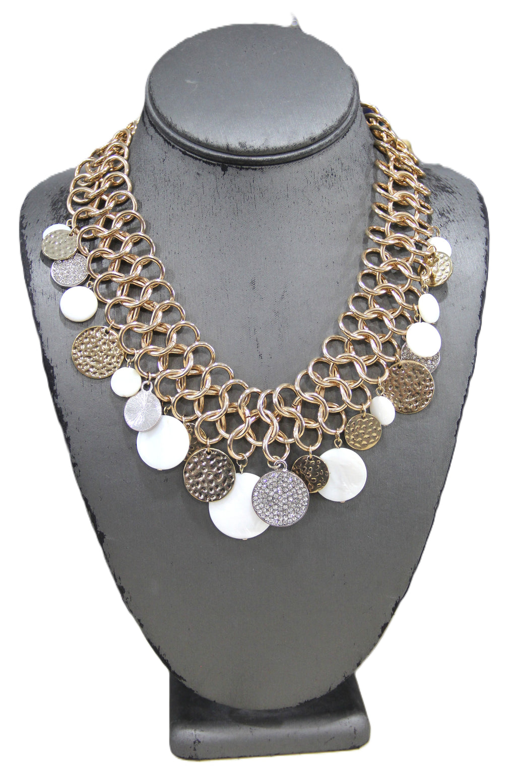 Graziano dead stock vintage charm necklace