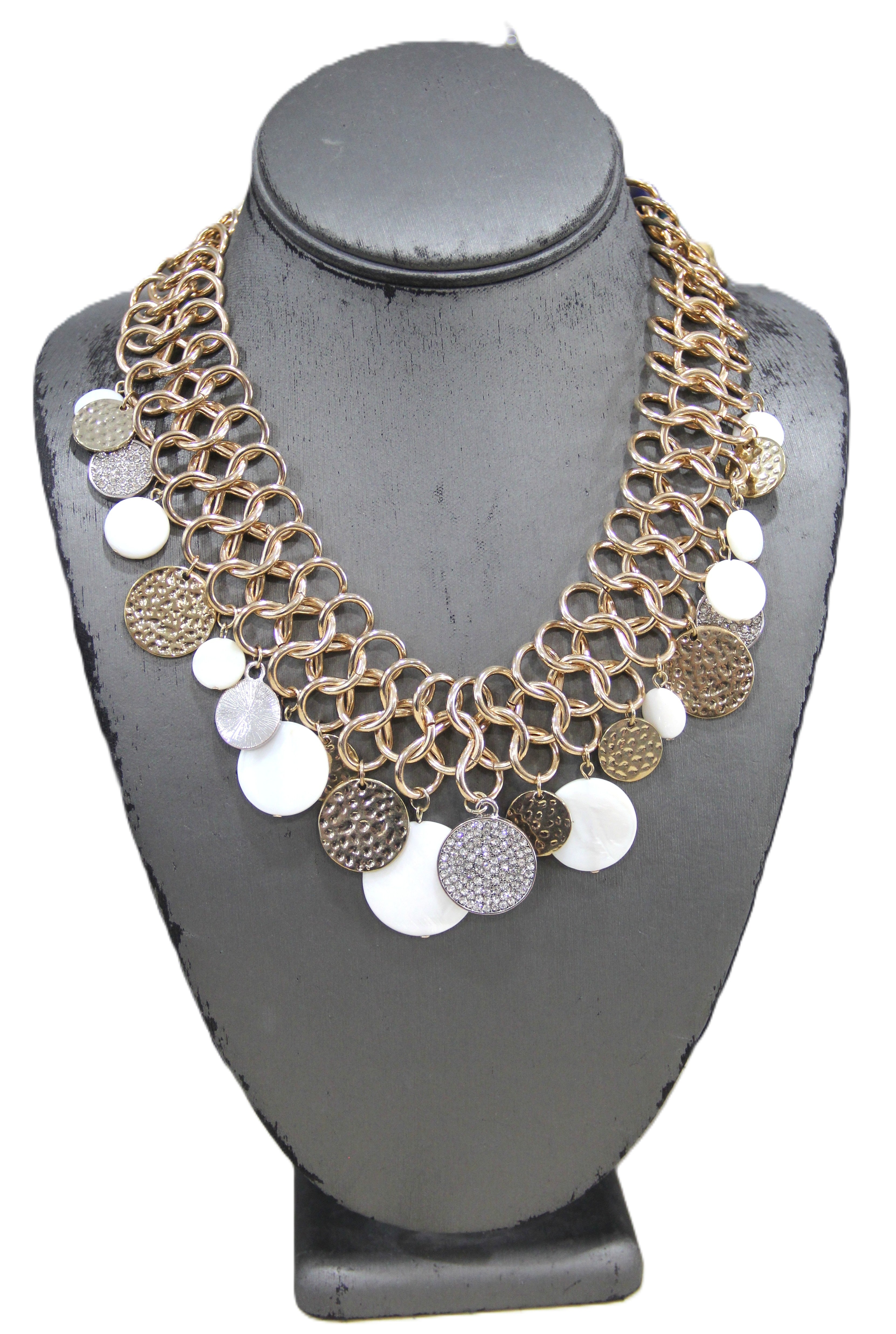 Graziano dead stock vintage charm necklace