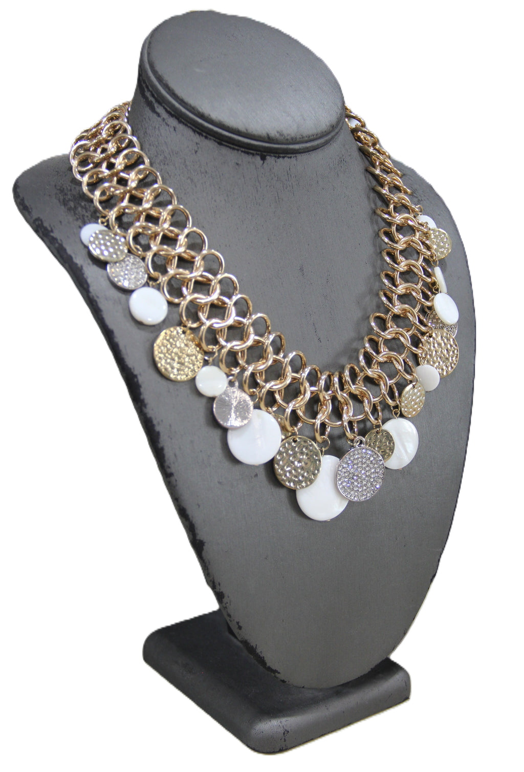Graziano dead stock vintage charm necklace