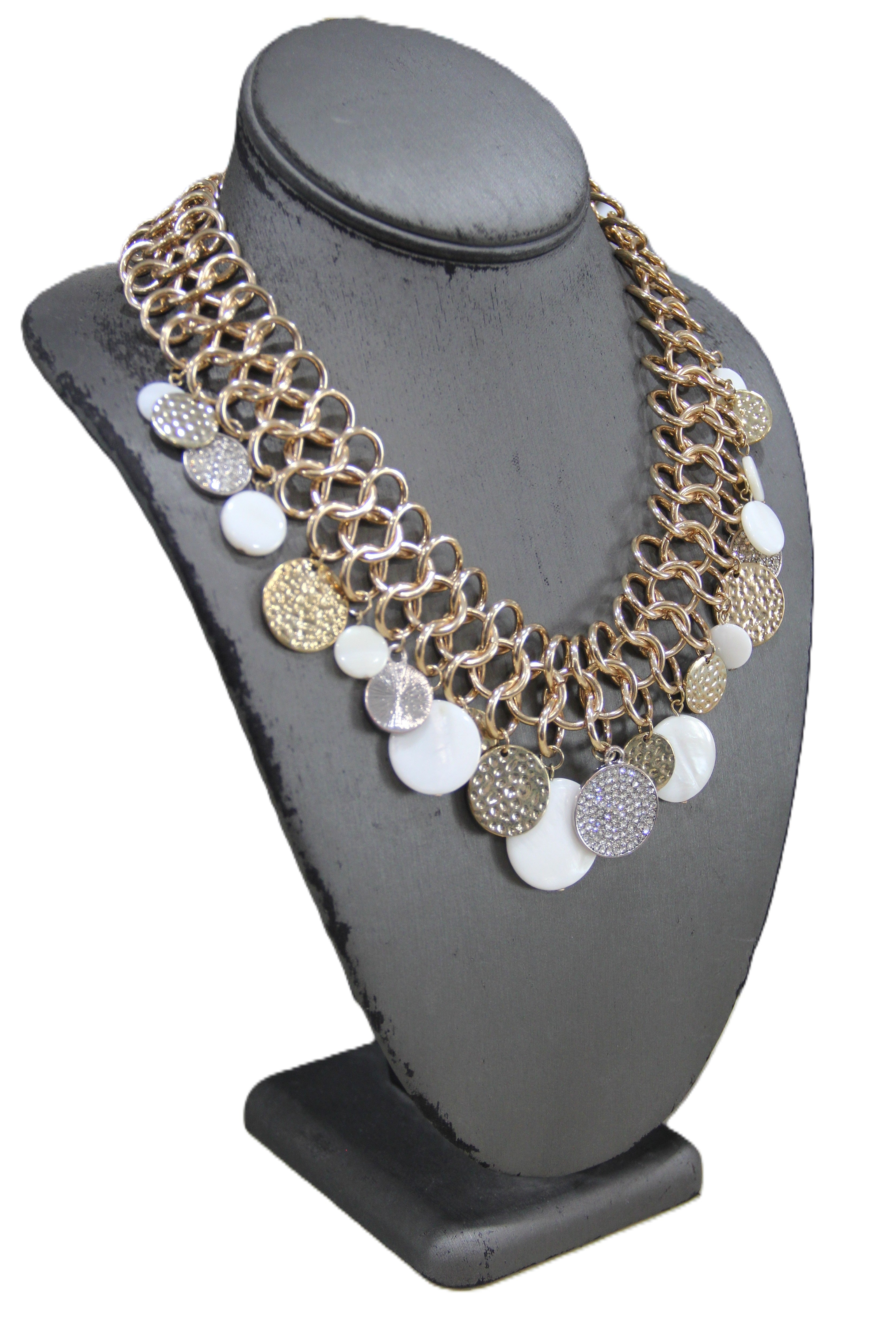 Graziano dead stock vintage charm necklace