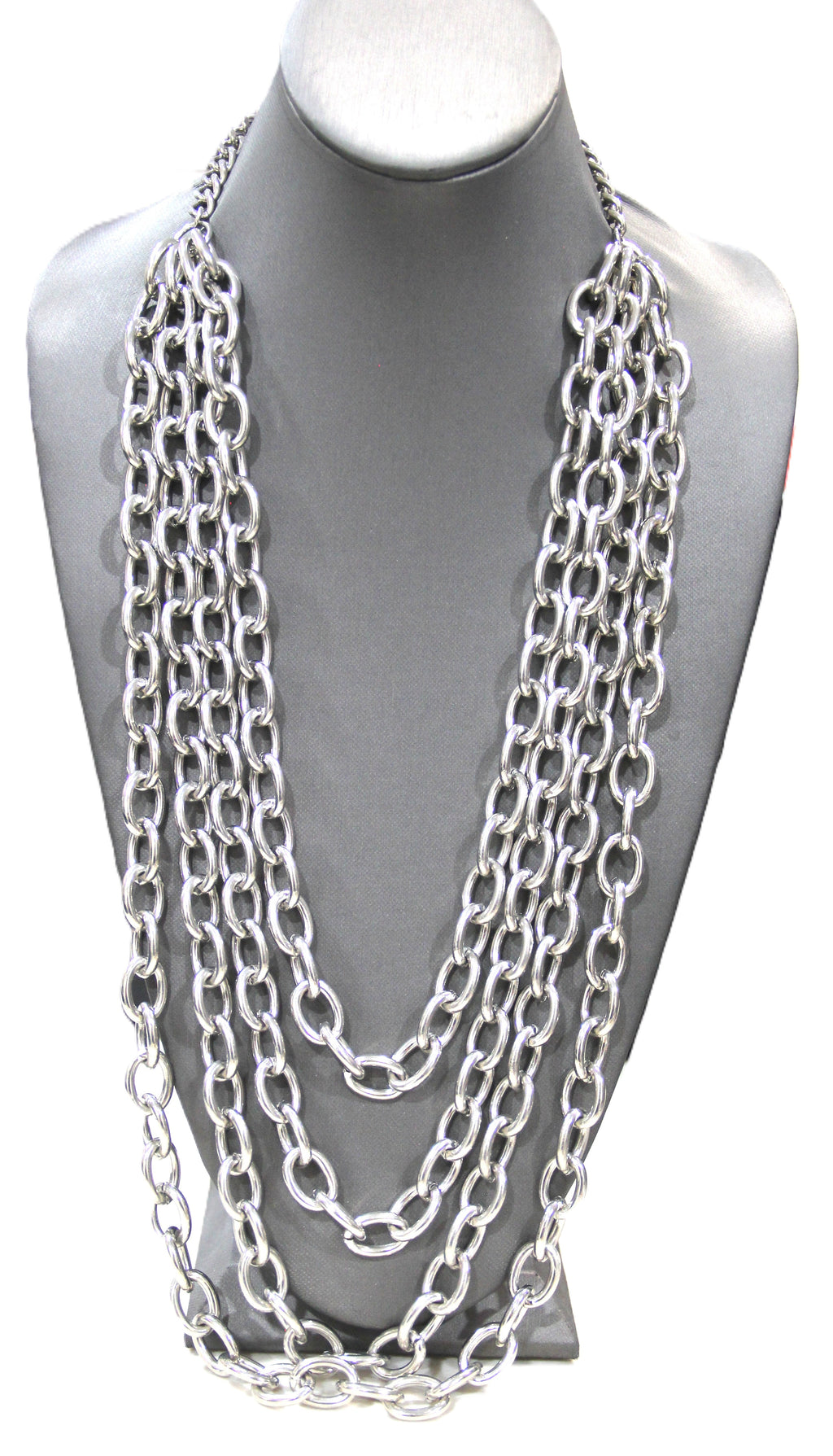 SUPER HEAVY DEAD STOCK MULTI CHAIN NECKLACE