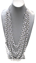 SUPER HEAVY DEAD STOCK MULTI CHAIN NECKLACE
